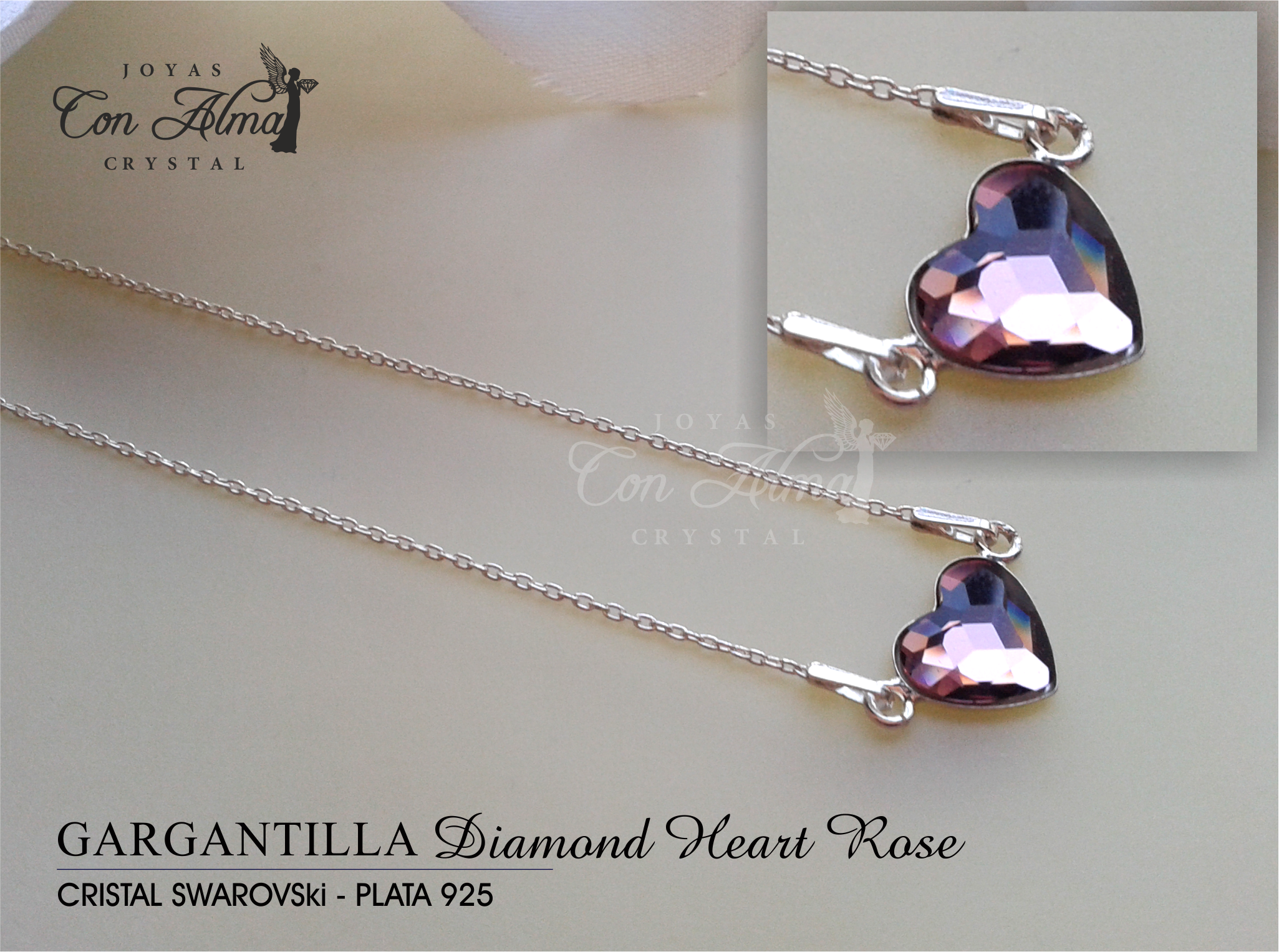 Gargantilla Diamond Rose 31,99 €