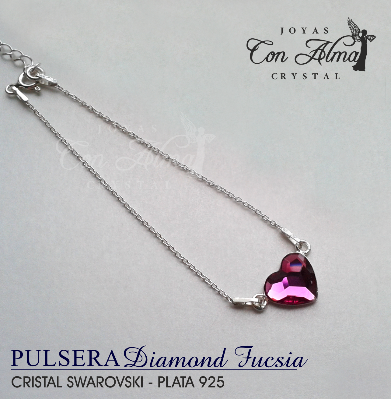 Pulsera Diamond  Fucsia
25,99.€
