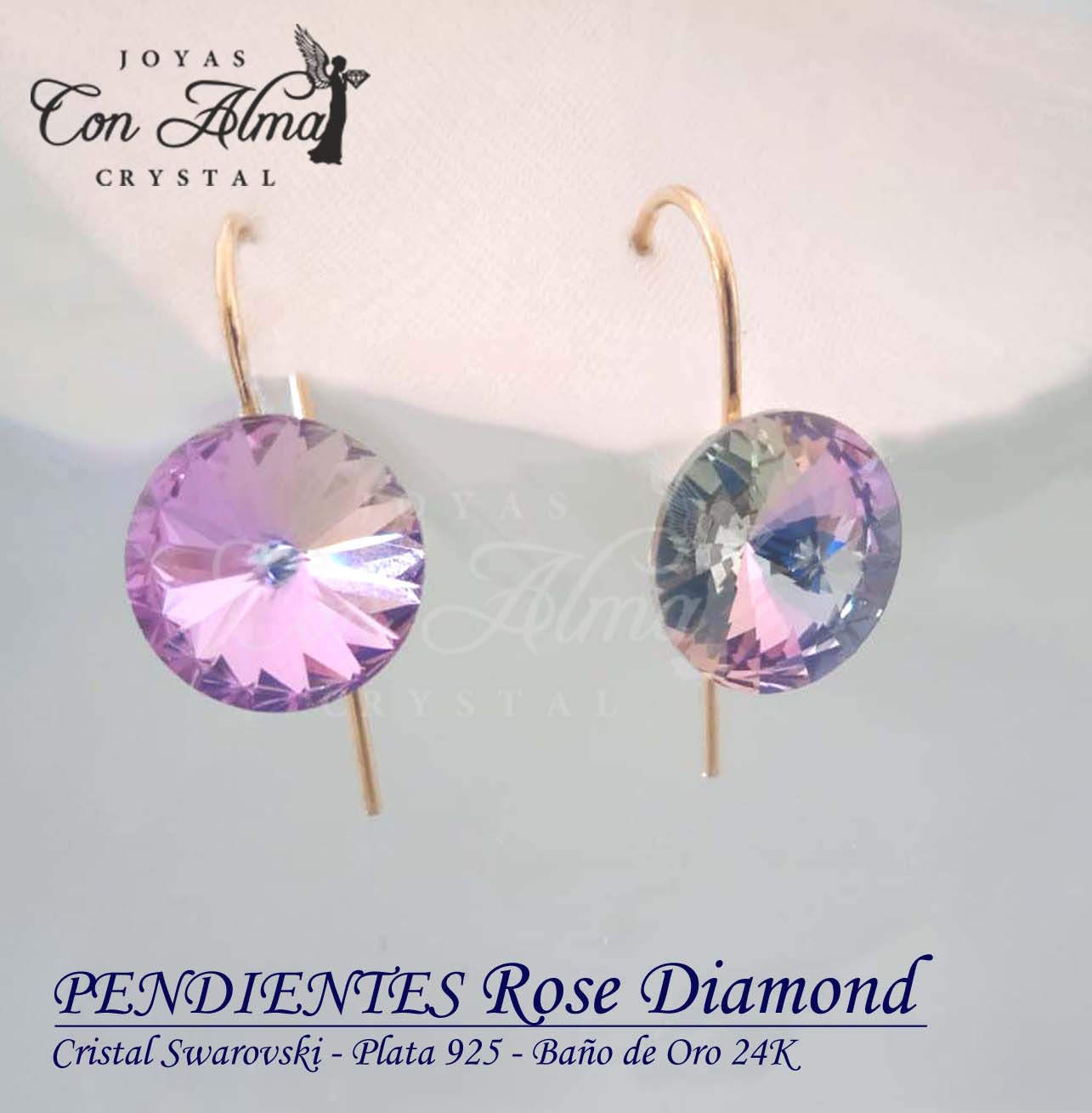 Pendientes Rose Diamond  24,99 €